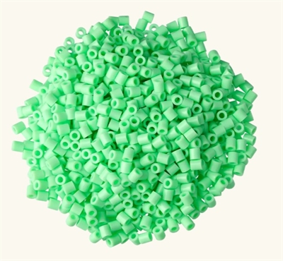 Nabbi Rørperler 1100 stk. - Pastelgrøn